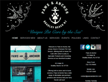 Tablet Screenshot of pawsandanchor.com